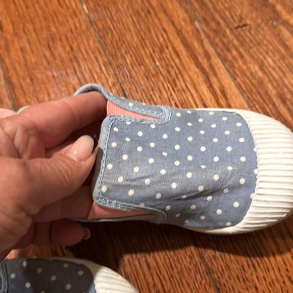 Cat & Jack girls polka dot slip on sneaker size 10 - Picture 9 of 9